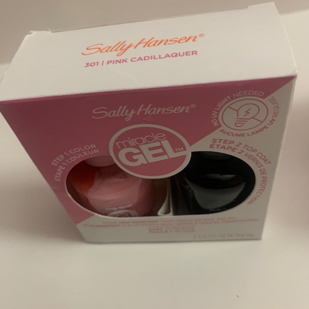 Brand New Sally Miracle Gel Duo Pink $10